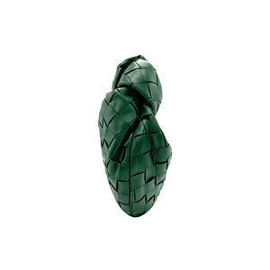 Bottega Veneta Handbag Green Intrecciato Leather